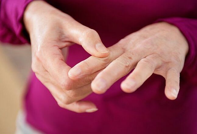 Pain in the joints of the fingers